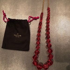 Kate Spade Orange Beaded Necklace